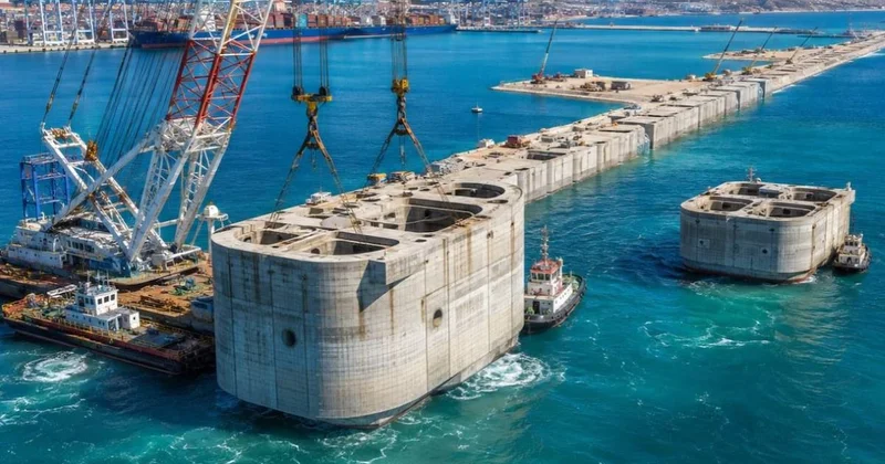 Akdeniz in dibine 106 dev beton blok indirdiler Sözcü Gazetesi