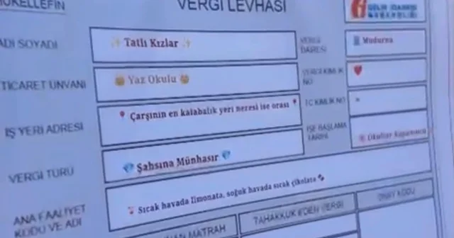 Şikayet var diyen zabıtaya el yapımı vergi levhası Bolu Haberleri Habertürk Yerel Haberler