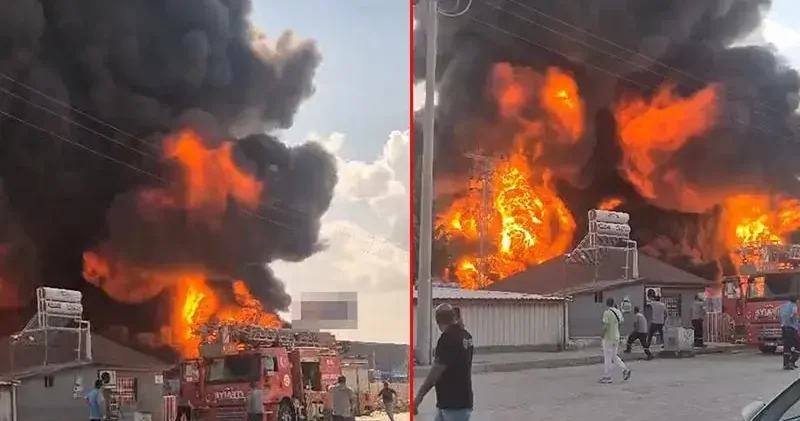 Elazığ’da fabrika yangını; ekipler müdahale ediyor