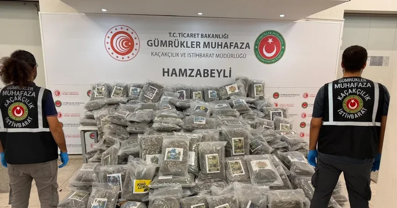 Bakanlıktan uyuşturucu operasyonu: Hamzabeyli de X Ray e takıldı! 288 kilogram esrar ele geçirildi