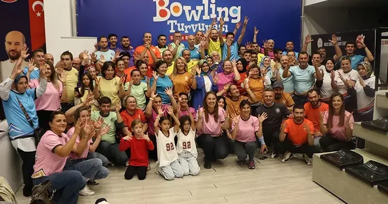 Samsun’da 119 işitme engelli bowling oynadı