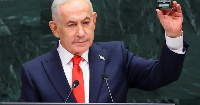 BM’den Netanyahu’nun çağrı cihazlı mesajına tepki: Salonun ciddiyetine saygı gösterin
