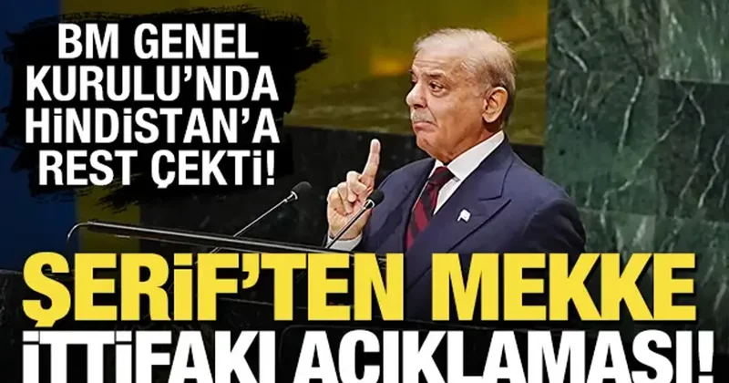 Şerif ten Mekke İttifakı açıklaması! Hindistan a rest çekti