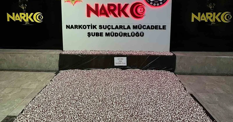 Emniyetten uyuşturucu ağına dev darbe! On binlerce hap ele geçirildi