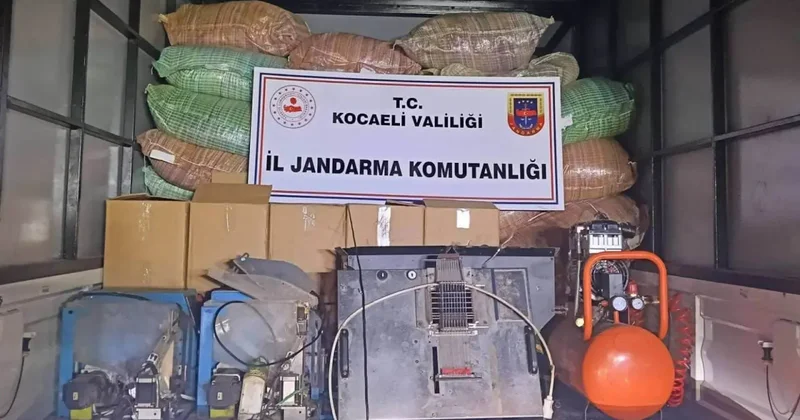 Kocaeli’de kaçak tütün operasyonu: 4 milyon TL’lik ürün ele geçirildi