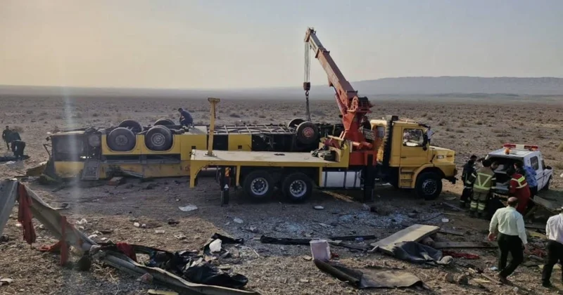 Yoldan çıkan otobüs takla attı: 11 ölü, 24 yaralı Sözcü Gazetesi