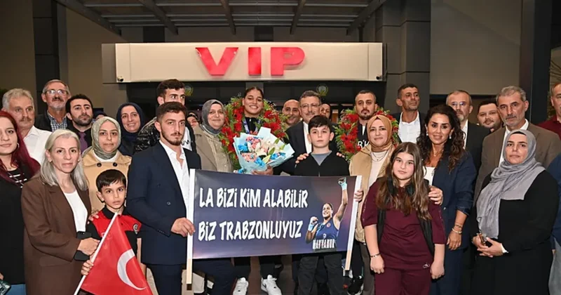 Havvanur Kethüda ya Trabzon da coşkulu karşılama!