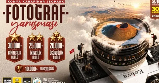 Konya haberleri Konya Karapınar Jeopark Fotoğraf Yarışması başvuruları başladı 26 Eylül 2026