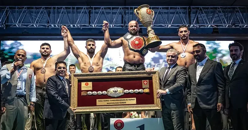 Yağlı Güreş Cumhurbaşkanlığı Kupası nın kazananı Başpehlivan Orhan Okulu oldu Spor Haberleri