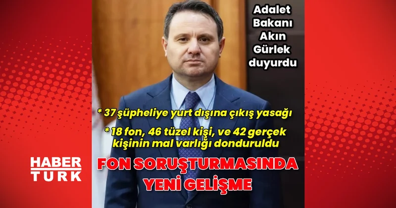 Adalet Bakanı Akın Gürlek: 42 kişinin malvarlığı donduruldu