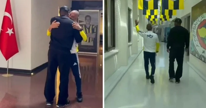 Hasret böyle bitti! Emenike ile İsmail Kartal bir arada
