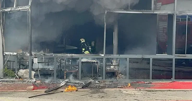 Sakarya da restoranda yangın