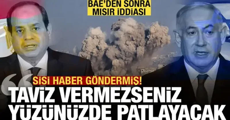 Mısır İsrail i uyarmış ama dinletememiş iddiası