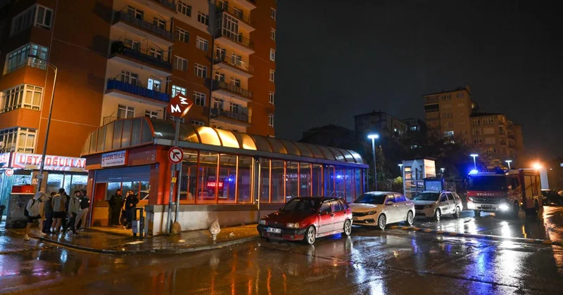 Başkentte metro istasyonundaki duman paniğe neden oldu