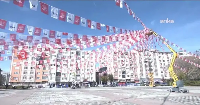 Eskişehir CHP nin büyük mitingine hazır