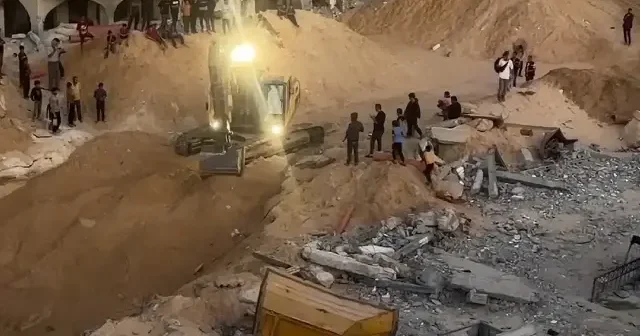 İsrailli esirlerin cesetlerini arama çalışmaları sürüyor VİDEO İZLE