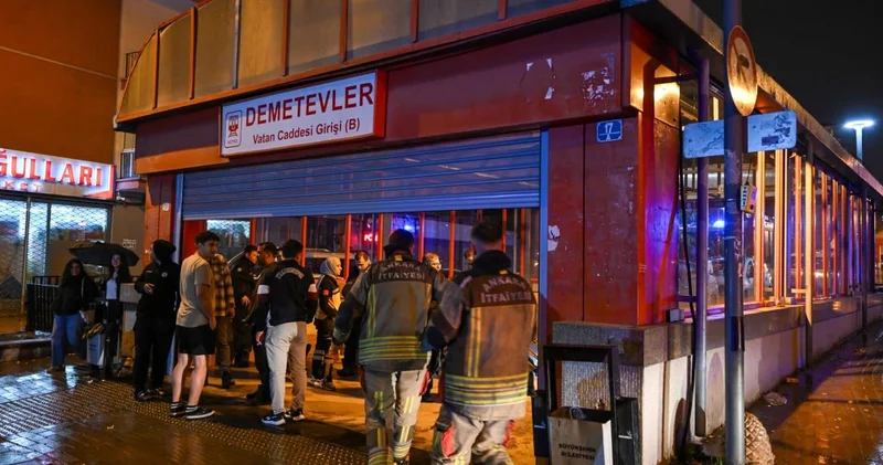 Ankara metrosunda duman paniği! İstasyon kapatıldı