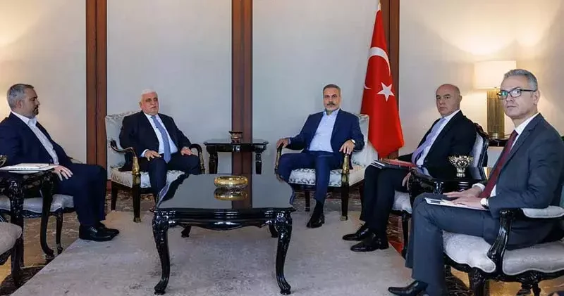 Bakan Fidan, Haşdi Şabi Komisyonu Başkanı el Feyyad ı kabul etti