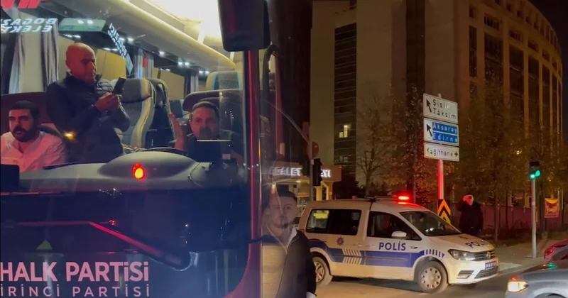 Çağrı yapılmıştı: CHP nin araçları Çağlayan Meydanı na sokulmuyor Sözcü Gazetesi
