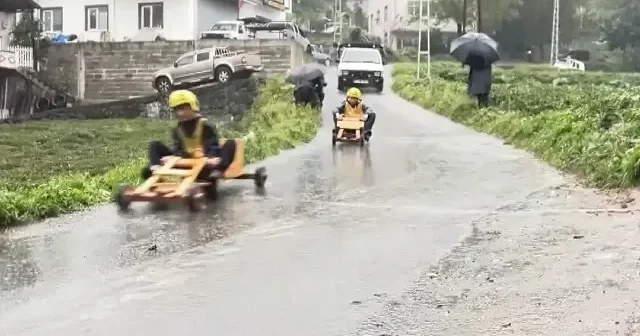 Rize’de geleneksel ‘Laz Ralli’ heyecanı kamerada VİDEO İZLE