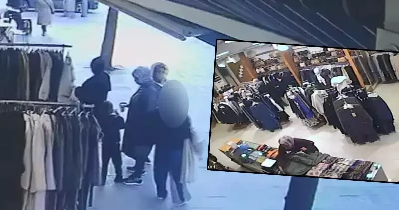 Sultangazi’de kendisi mağazada ürünlere baktı; dışarıda bekleyen çocuk hırsızlık yaptı