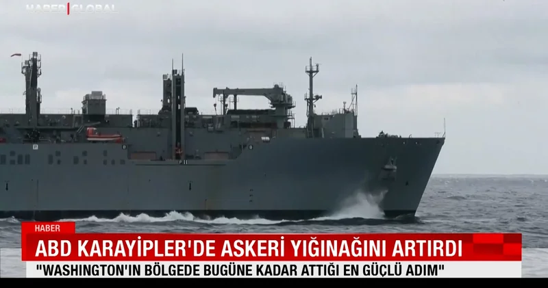 Karayipler de savaş kapıda mı? ABD en büyük savaş gemisi Gerald R. Ford u yolladı