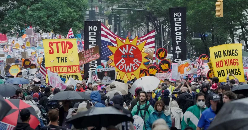 Dokuzuncu büyük protesto, Trump milyonları öfkelendirdi