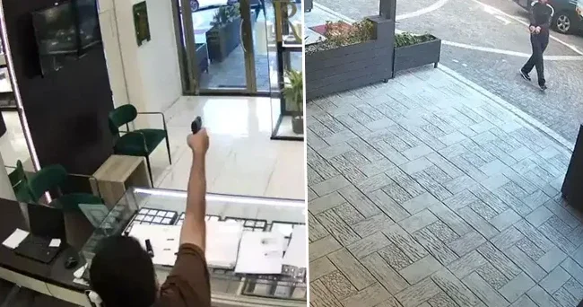 Esenyurt ta kuyumcuya silahlı saldırıda yeni görüntüler çıktı: Senin için adam vururum