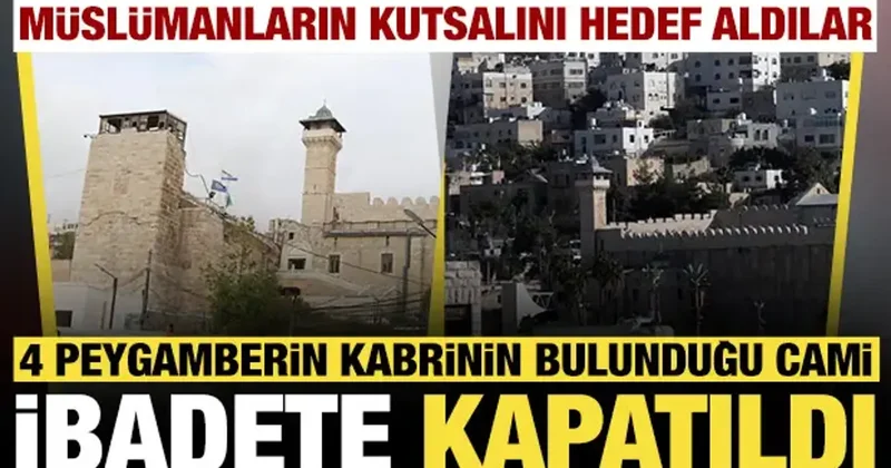 4 peygamberin kabrinin bulunduğu düşünülen cami ibadete kapatıldı: Tepkiler çığ gibi