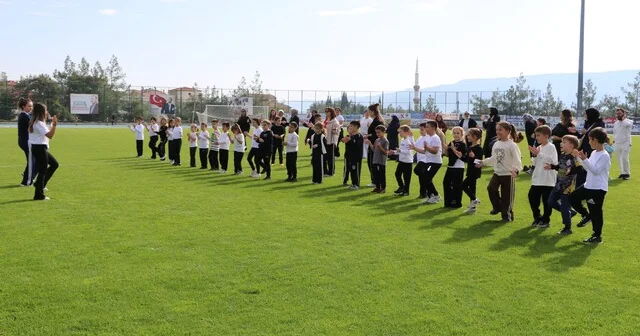 Öğrenciler ve aileler spor yapıp, geleneksel oyunlar oynadı Karabük Haberleri Habertürk Yerel Haberler