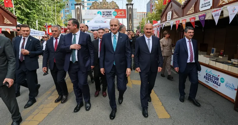 TBMM Başkanı Kurtulmuş, Batman Valiliğini ziyaret etti, Batman Kitap Fuarı nı gezdi