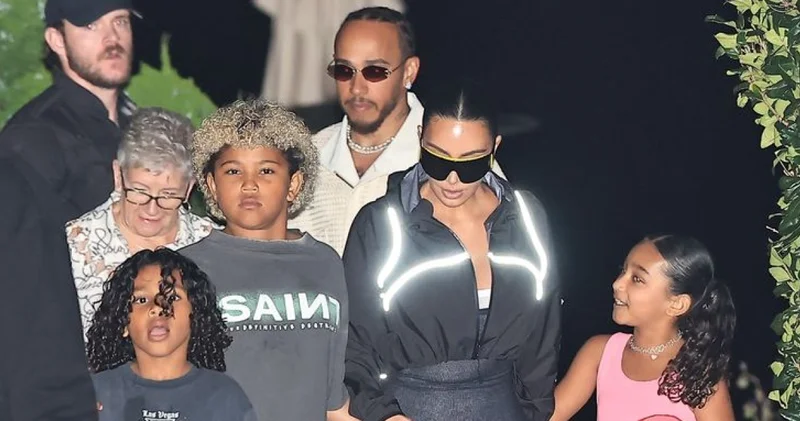 Lewis Hamilton dan sevgilisi Kim Kardashian ın dört çocuğuyla ilgili ilk yorum