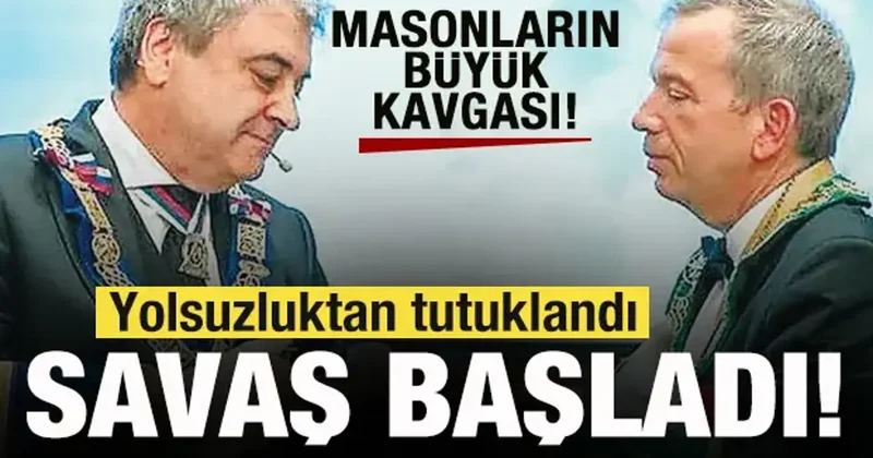 Türkiye de masonların kavgası büyüyor! Yolsuzluktan tutuklandı, savaş başladı
