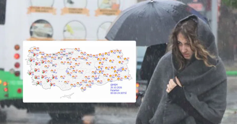 Hava durumu İstanbul 5 kent için alarm verildi... 3 bölgede yağış var SON DAKİKA HABERİ Son dakika haberleri