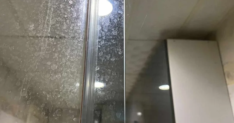 Mutfaktan 1 tanesini alıp cama sürttü: Duşakabindeki su lekesi yağ gibi aktı gitti Sözcü Gazetesi