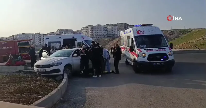 Siirt’te otomobil ile motosiklet çarpıştı: Yaralılar var