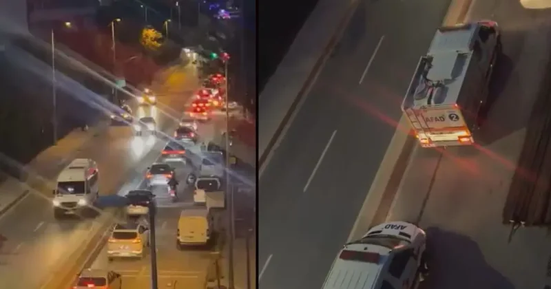 Bayrampaşa da yol çöktü! Mahsur kalanlar var