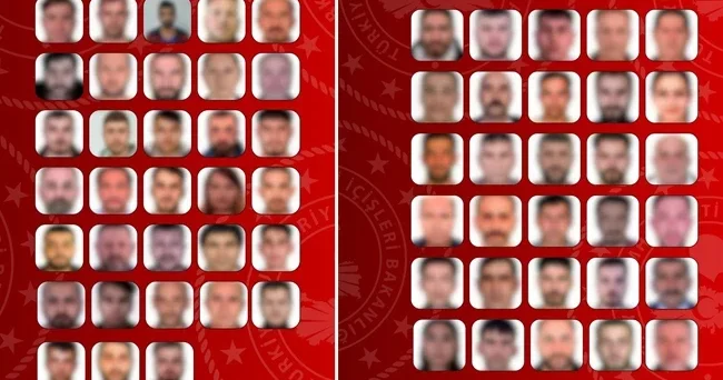 İçişleri Bakanlığı duyurdu: Kırmızı bültenle ve Ulusal seviyede aranan suçlular yakalandı