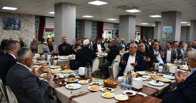 Vezirköprü de muhtarlar kahvaltı programında buluştu Samsun Haber Habertürk Yerel Haberler