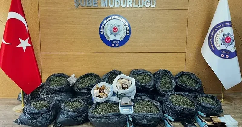 İzmir merkezli uyuşturucu operasyonunda 7 tutuklama