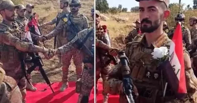 Tarihi devrin görüntüleri ortaya çıktı: Terör örgütü noktaları Irak ordusuna geçti