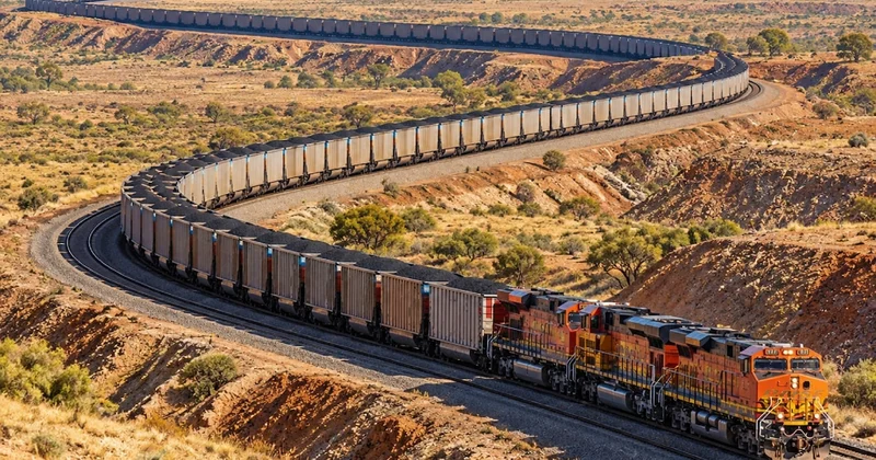 696 vagonlu tren imkansızı başardı: Ucu bucağı görünmeyen dev 861 kilometre yol katetti Sözcü Gazetesi
