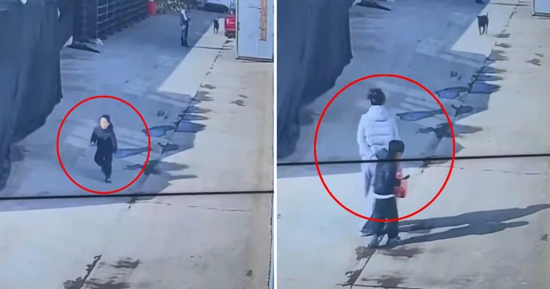 Korku filmlerini andıran görüntü! Kamera tüm olan biteni kaydetti