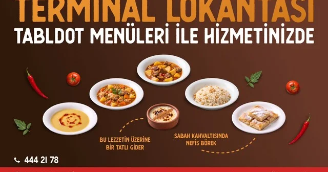 Karabük Belediyesi Terminal Lokantası nda tabldot menü dönemi Karabük Haber Habertürk Yerel Haberler