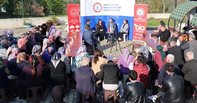 BEUN Bilim Kafe Söyleşileri Köy Halkıyla Buluştu: Kadına Yönelik Şiddete Hayır Zonguldak Haberleri