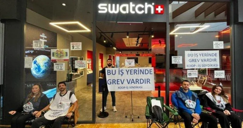 Swatch işçileri 17 günde kazandı!