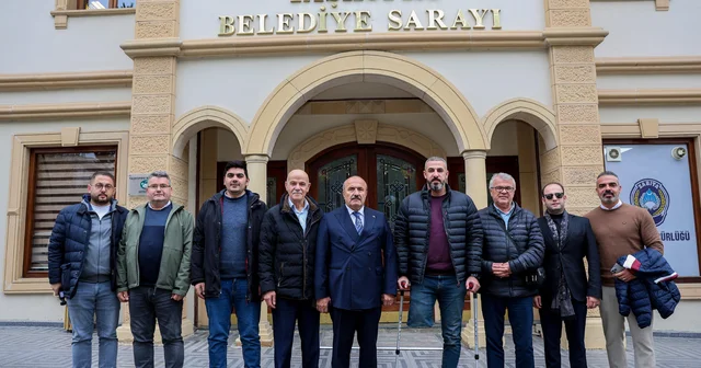 Gazze de bacağını kaybeden gazeteci Shehada, Taşköprü Belediyesini ziyaret etti Kastamonu Haberleri