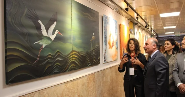 Çorum da sanatçılar resimlerini şehit öğretmenler için yaptı Çorum Haberleri