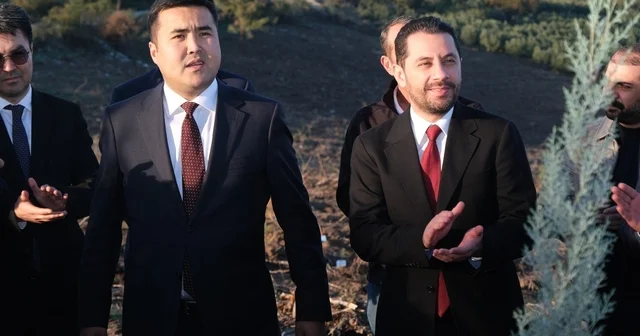 Kırgızistan Türkiye dostluk ilişkileri fidanlarla kök saldı Bursa Haberleri