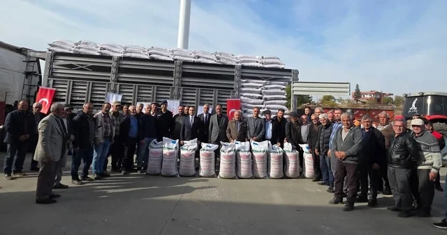 Gölbaşı çiftçisine 50 ton nohut tohumu dağıtıldı Adıyaman Haberleri